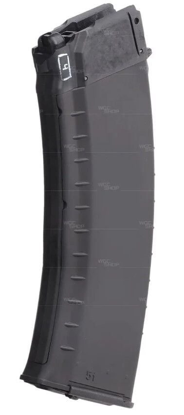VFC AK74M GBB 42rds Gas Magazine (Black) [VFC-VF9-MAG-AK74G40-BK01]