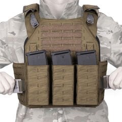 Mas Tactical® Plaka Taşıyıcı 6394 Lazer Kesim Haki