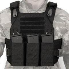 Mas Tactical® Plaka Taşıyıcı 6394 Lazer Kesim Siyah