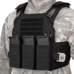 Mas Tactical® Plaka Taşıyıcı 6394 Lazer Kesim Siyah