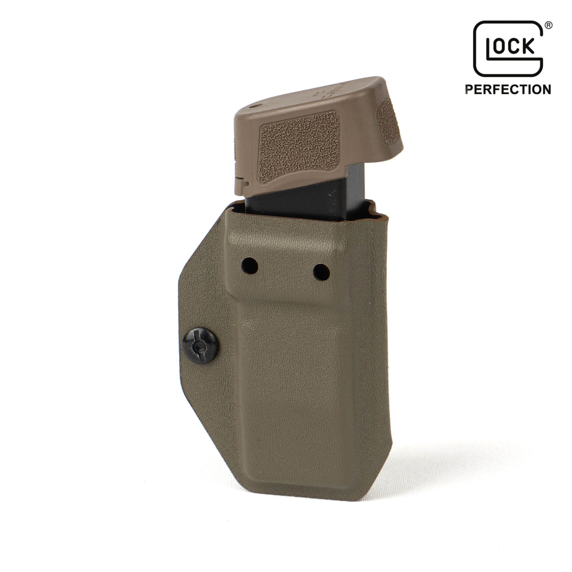 Mas Tactical® Kydex İç Taşıma Şarjör Kılıfı 9mm Glock Haki