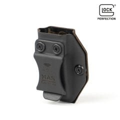 Mas Tactical® Kydex İç Taşıma Şarjör Kılıfı 9mm Glock Siyah