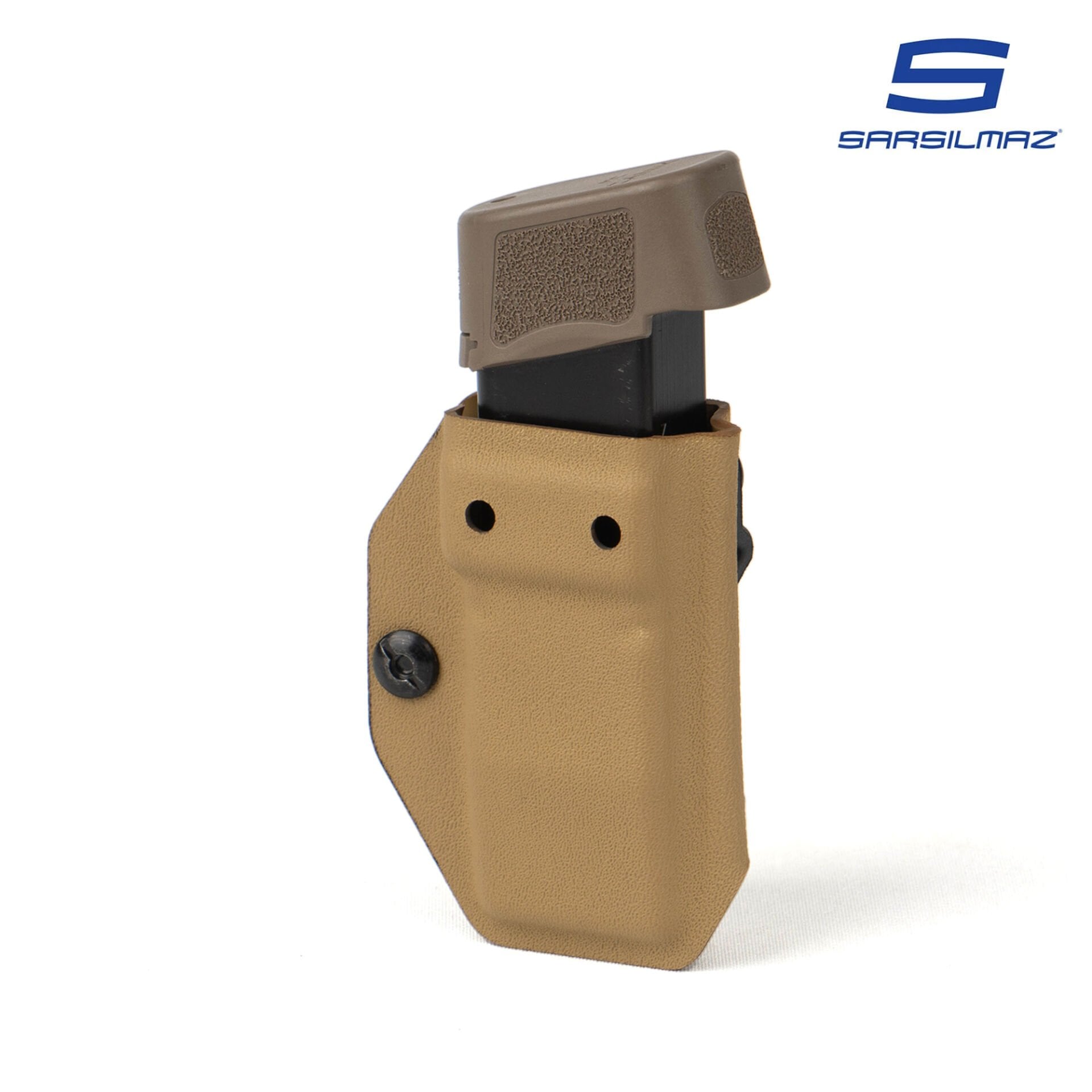 Mas Tactical® Kydex İç Taşıma Şarjör Kılıfı 9mm Sarsılmaz Tan