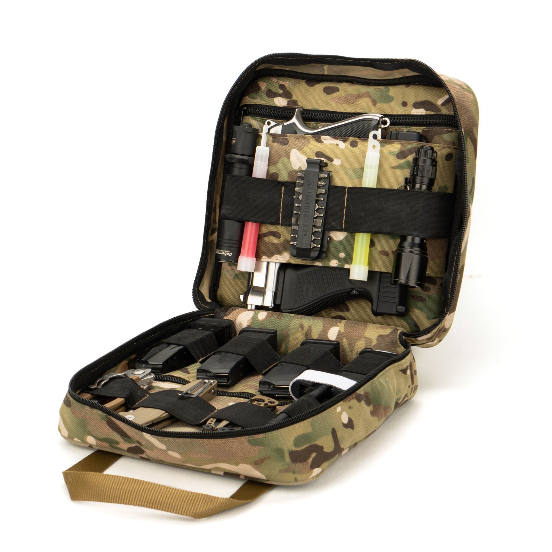 Mas Tactical® Tabanca-Poligon Taşıma Çantası GEN2 Multicam