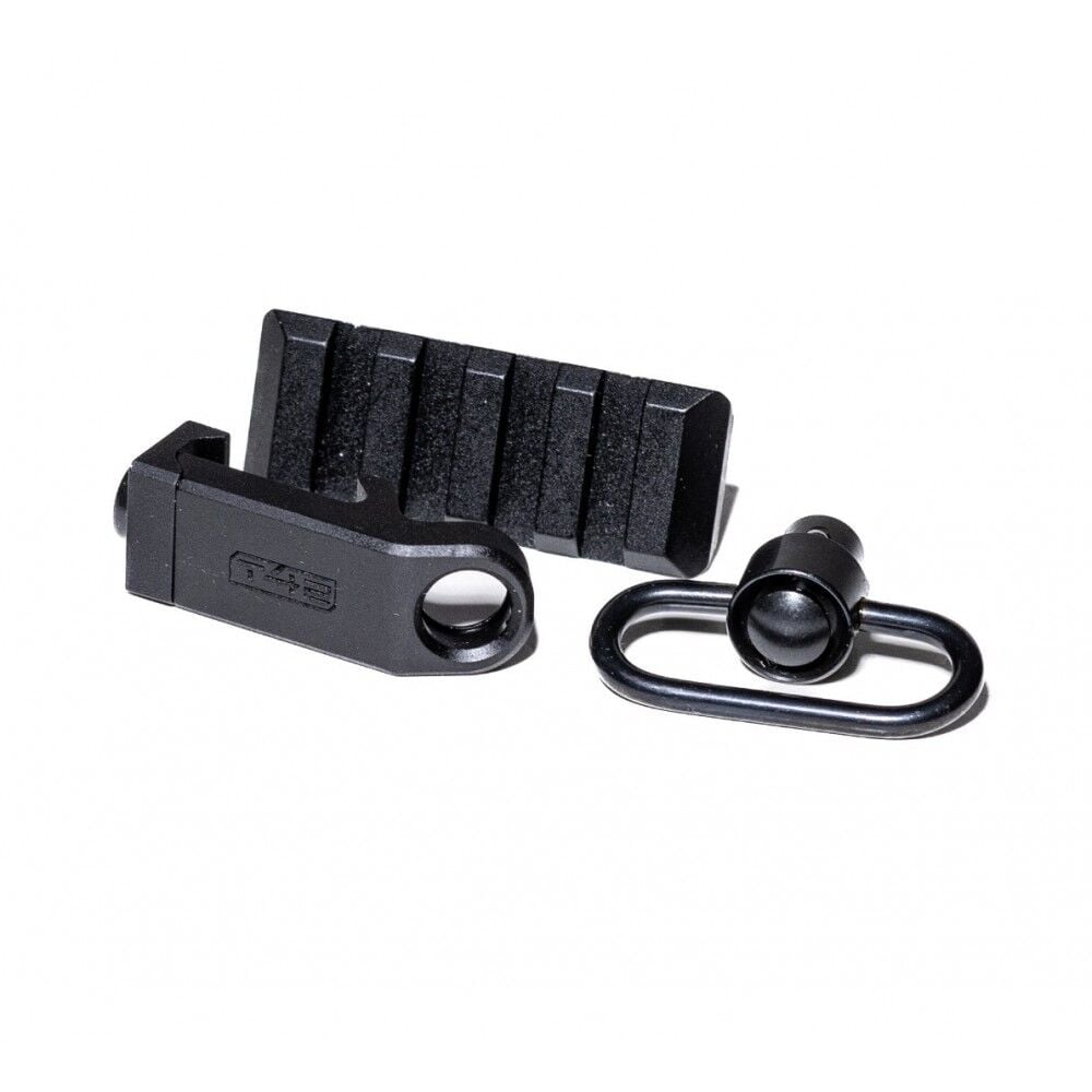 T42 - 3in1 - Açılı Picatinny Ray + Açılı Askı Kayış Ray Bağlantı Aparatı