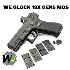 Airsoft Tabanca WE Glock 19X Siyah Gen5-MOS  G003RDVXB