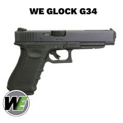 Airsoft Tabanca WE Glock 34 Siyah Gen4 WE-G008B-BK