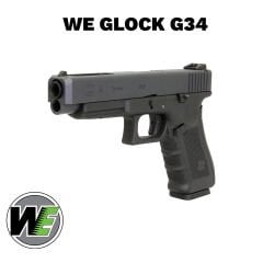 Airsoft Tabanca WE Glock 34 Siyah Gen4 WE-G008B-BK G34-B-BK-GEN4