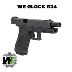 Airsoft Tabanca WE Glock 34 Siyah Gen4 WE-G008B-BK