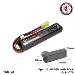 G&G Lipo Pil  11.1V 800 mAh Stick Tamiya G-11-079