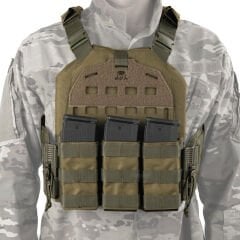 Mas Tactical® Plaka Taşıyıcı Lazer Kesim 6194 Haki