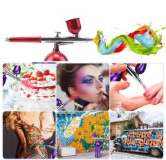 Rox 0068 Entegre Kompresörlü Akülü Airbrush Mini Boya Tabancası