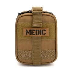 Mas Tactical® Sağlık Çantası Dikey Tan S