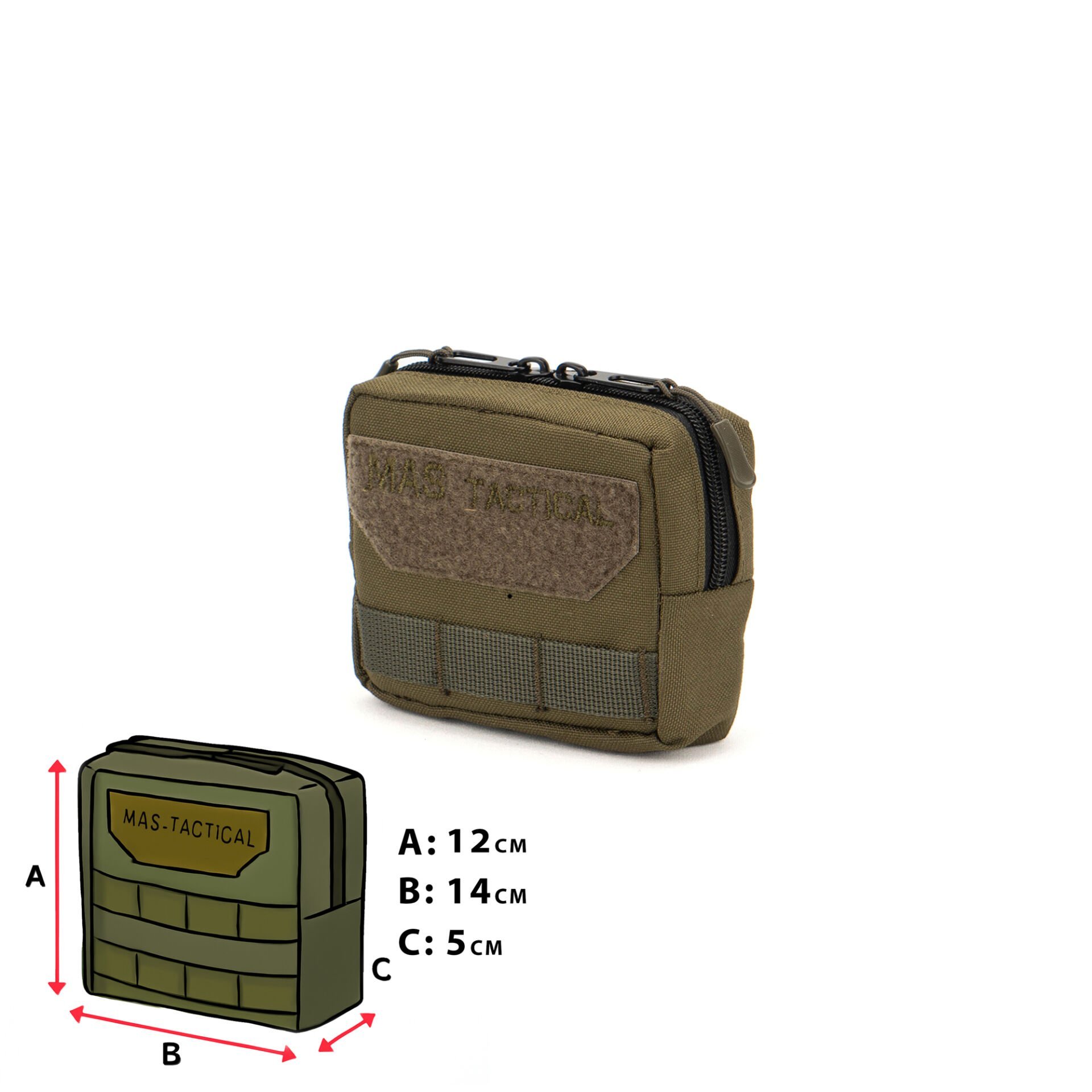 Mas Tactical® Genel Maksat Cebi Haki S Gen2