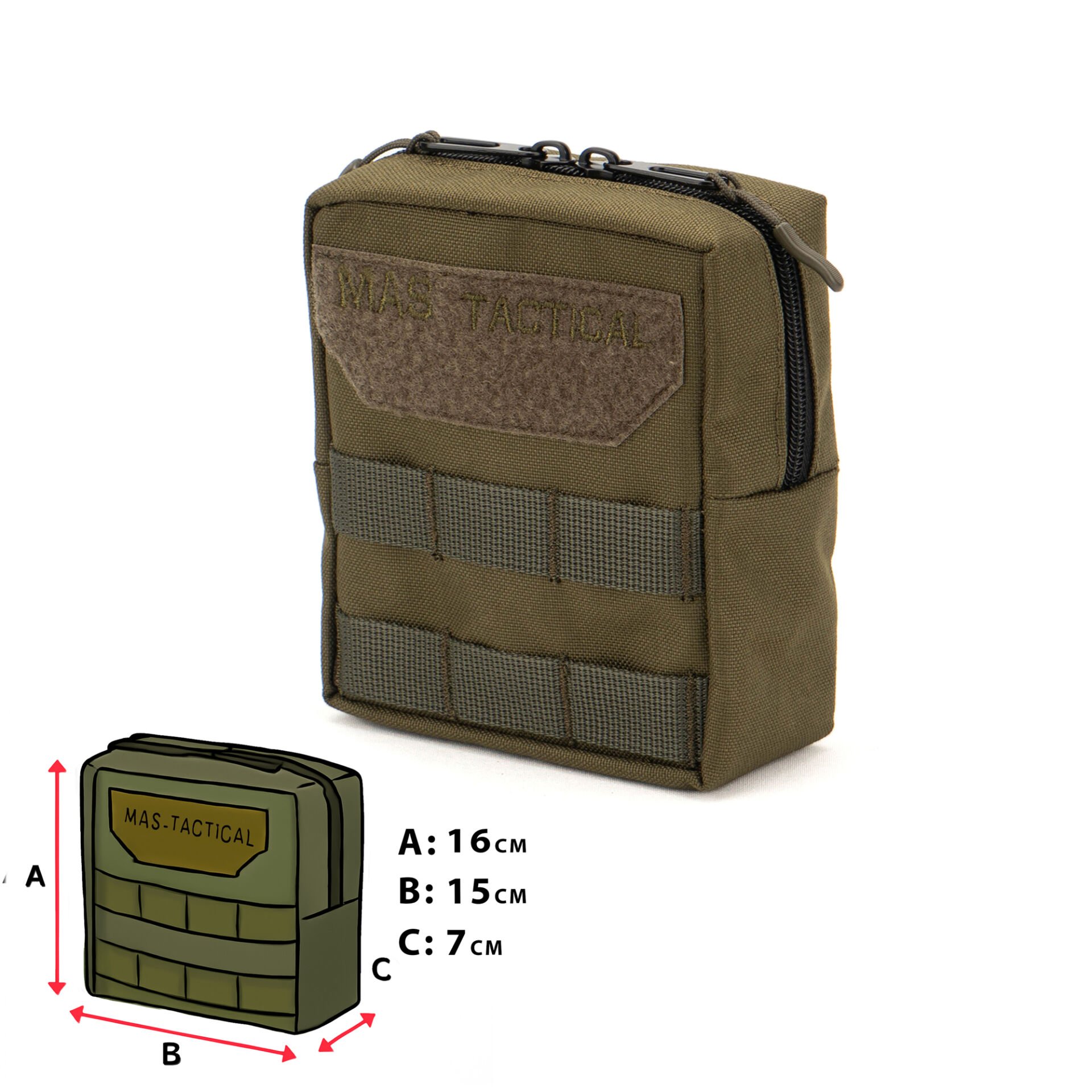 Mas Tactical® Genel Maksat Cebi Haki L Gen2