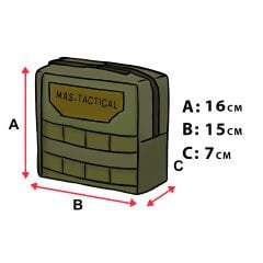 Mas Tactical® Genel Maksat Cebi Haki L Gen2