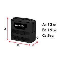 Mas Tactical® Genel Maksat Cebi Siyah M Gen2