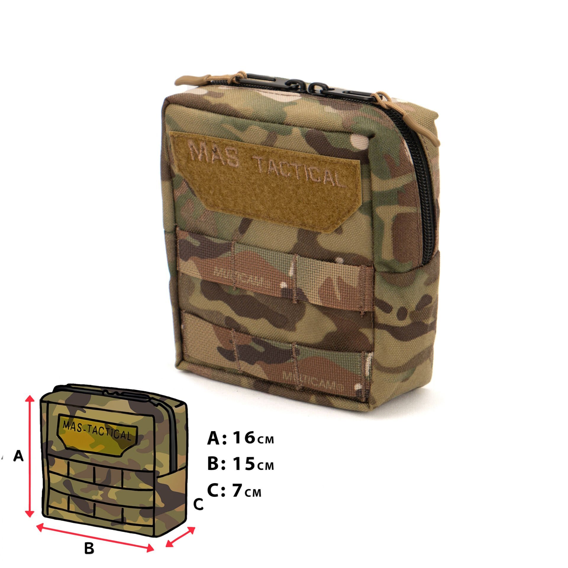 Mas Tactical® Genel Maksat Cebi Multicam L Gen2