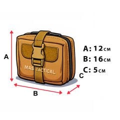 Mas Tactical® Sağlık Çantası Tan Küçük Gen2