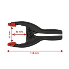 Rox 0152 Yaylı Mandal Tip Kıskaç İşkence 50 mm (2 li)
