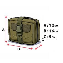 Mas Tactical® Sağlık Çantası Haki Küçük Gen2