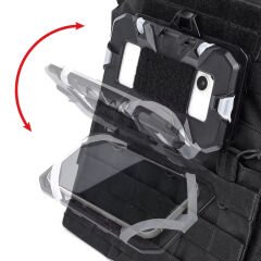 WADSN® Polimer Telefon Tutucu Siyah Tactical Mobile Pouch MP09006-BK