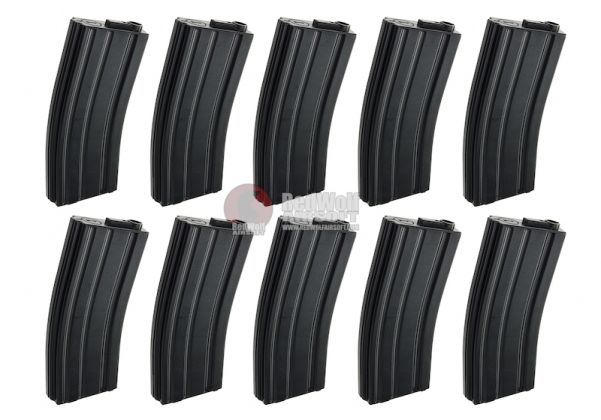 ARES M4 MAGAZINE (30 ROUNDS AEG MAGAZINE) - 10PCS/BOX - BLACK