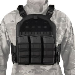 Mas Tactical® Plaka Taşıyıcı Lazer Kesim 6194 Siyah
