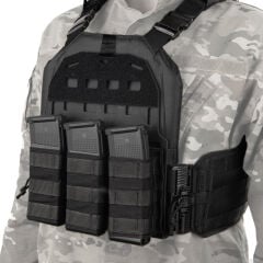 Mas Tactical® Plaka Taşıyıcı Lazer Kesim 6194 Siyah