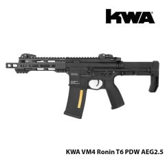 Airsoft Tüfek KWA VM4 Ronin T6 PDW AEG2.5 extra Free (350) Magazine