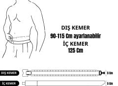 Mas Tactical® Görev Kemeri 6164 D-Tokalı 50mm Multicam