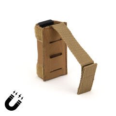 Mas Tactical® Şarjör Kılıfı 9mm Mıknatıslı Tan