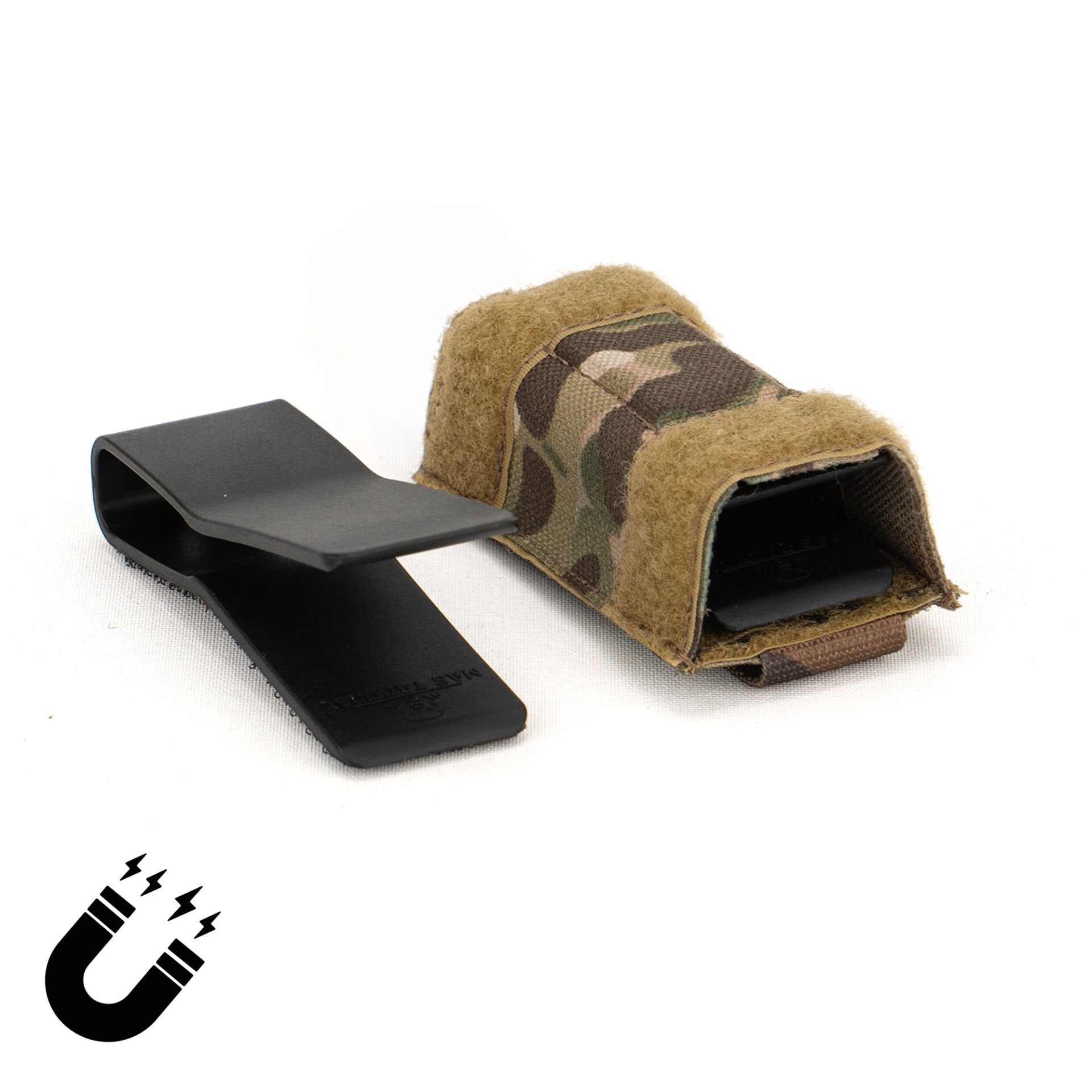 Mas Tactical®  Şarjör Kılıfı Mıknatıslı 9mm Multicam