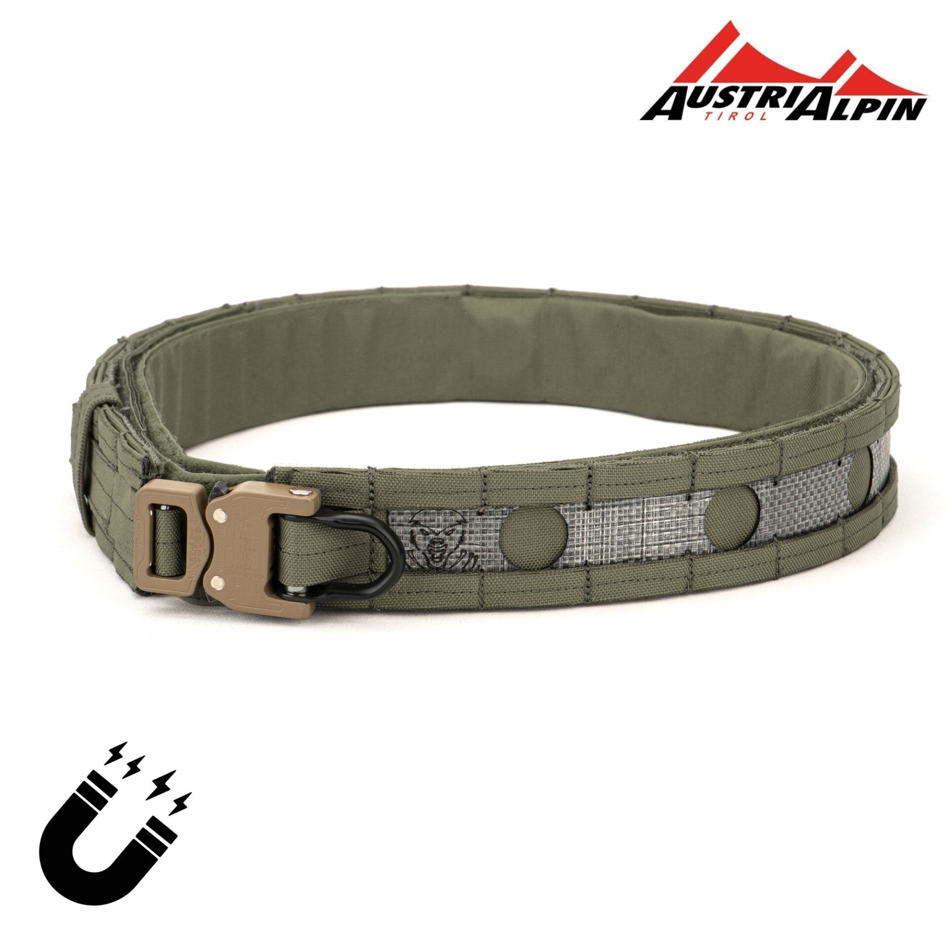 Mas Tactical® Görev Kemeri 6169 Mıknatıslı  Tegris/AustriAlpin D-Tokalı 25mm  Haki