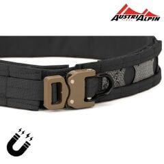 Mas Tactical® Görev Kemeri 6169 Mıknatıslı  Tegris/AustriAlpin D-Tokalı 25mm Siyah