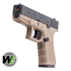 Airsoft Tabanca WE Glock 19 Tan/Siyah Gen4 WE-G003B-TAN