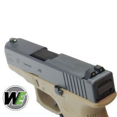 Airsoft Tabanca WE Glock 27 Tan/Siyah  WE-G006A-TAN-27-TAN-A