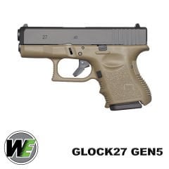 Airsoft Tabanca WE Glock 27 Tan/Siyah  WE-G006A-TAN-27-TAN-A