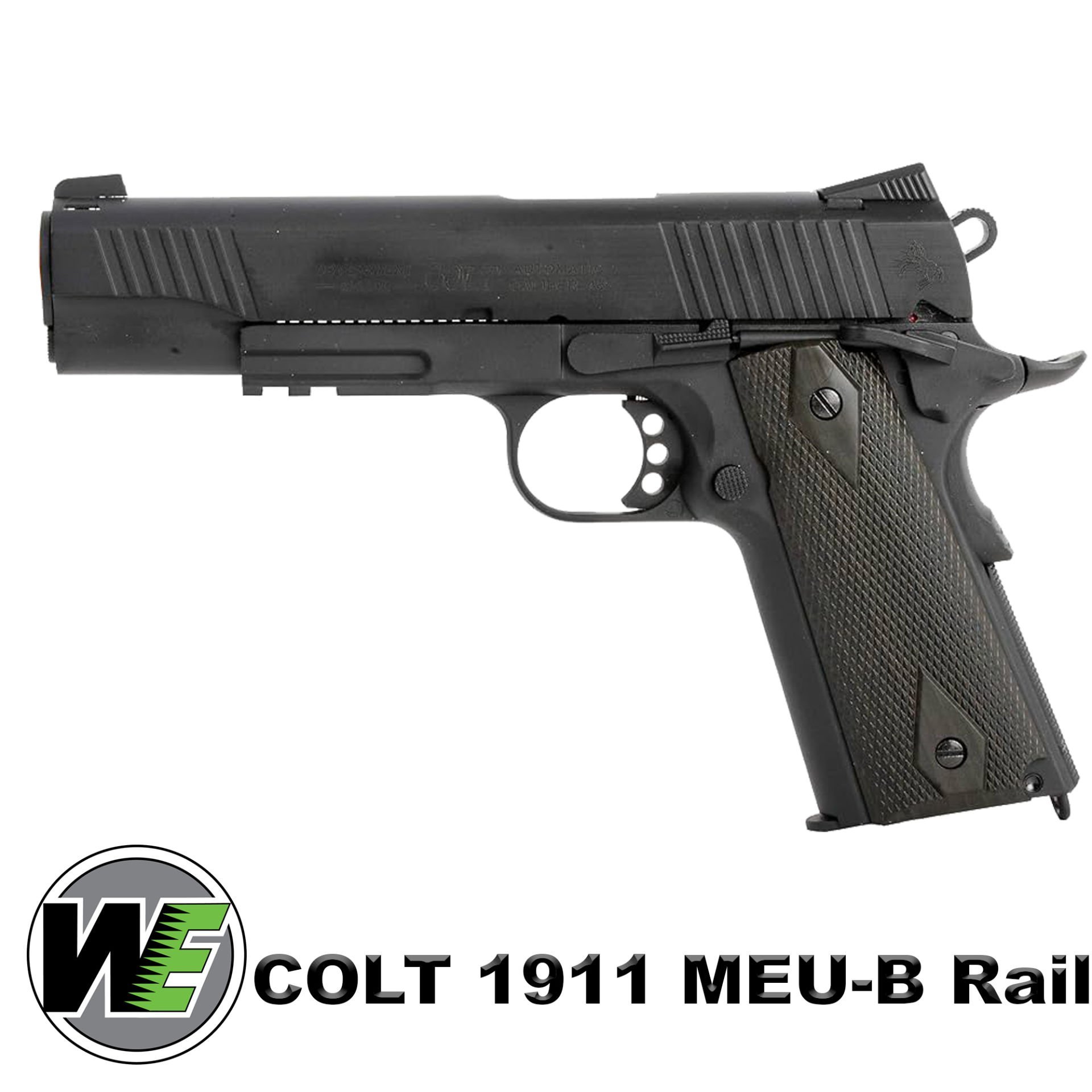 Airsoft Tabanca WE Colt 1911 MEU-B Rail Version
