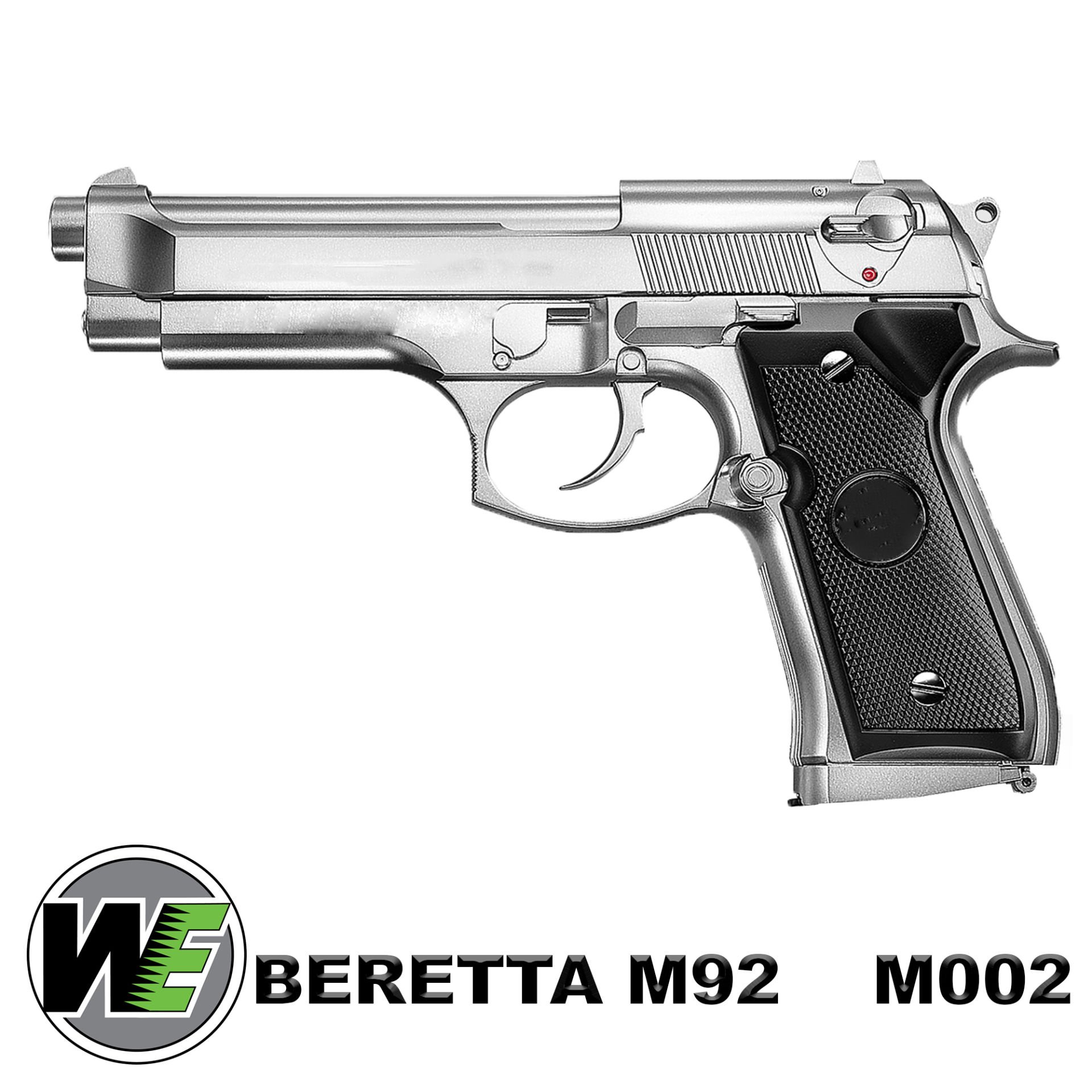 Airsoft Tabanca WE Beretta M92 Krom WE-M002-M92S | Airsoft.com.tr