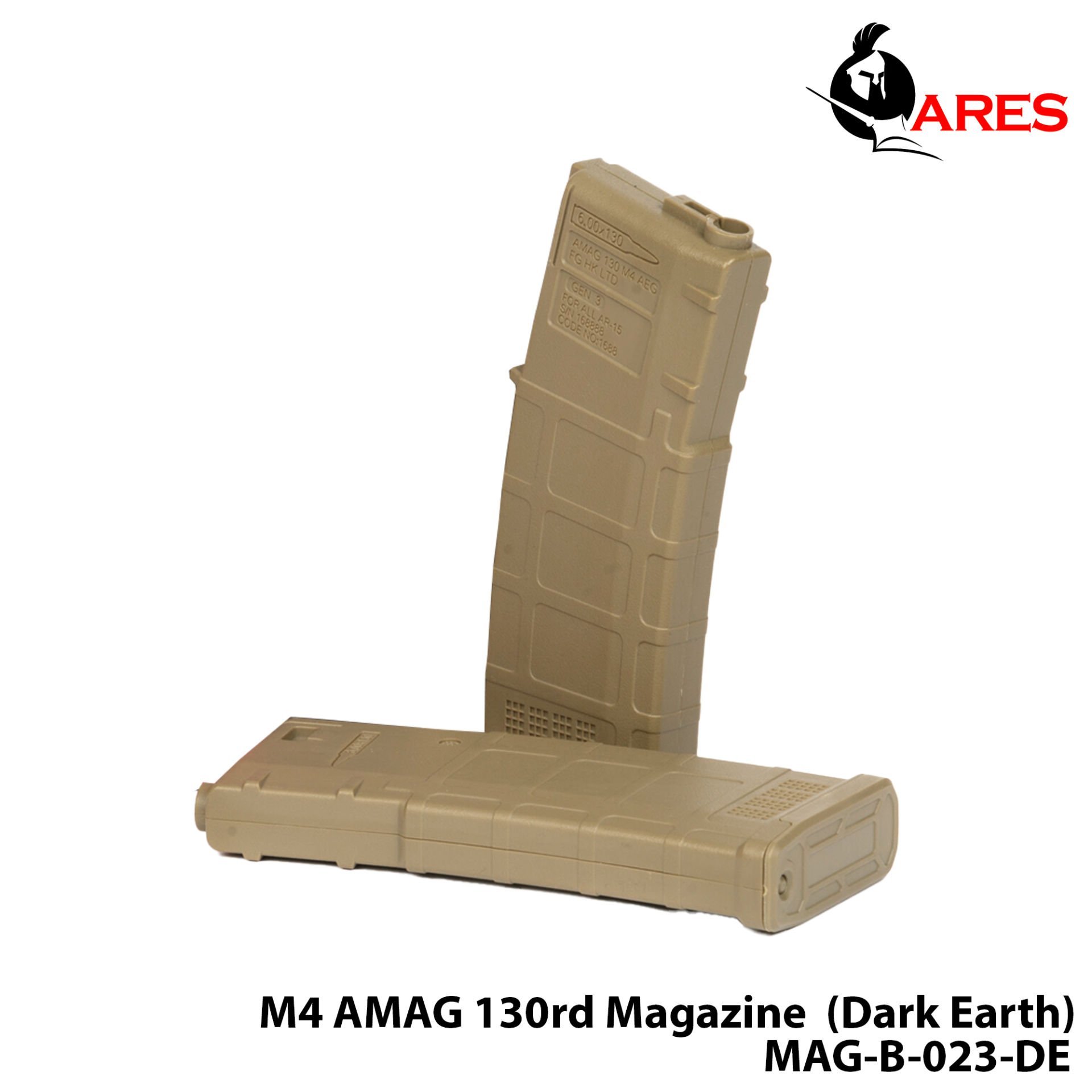 Şarjör Tüfek [MAG-B-023-DE] M4 AMAG 130rd Magazine (Dark Earth)