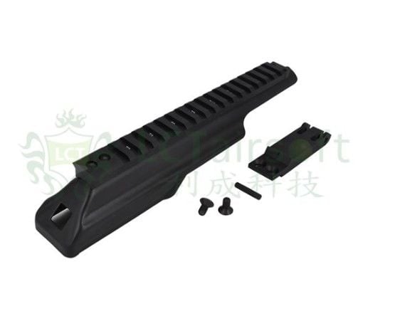 LCT Aluminum & Steel Dust Cover Rail For AK-47 / AK-74 AEG (BK) [LCT-PK-213]