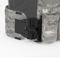 Mas Tactical® Tegris Yan Panel Hızlı Söküm Tokalı Kumaş Kaplı Siyah