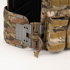 Mas Tactical® Tegris Yan Panel Hızlı Söküm Tokalı Kumaş Kaplı Multicam