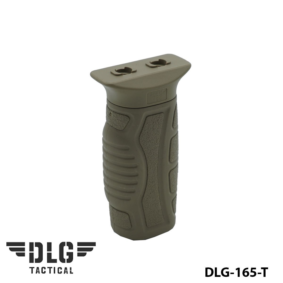 STREAKED M-LOK FOREGRIP RUBBERIZED DLG-165-T Tan