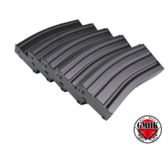 S&T M4 AEG 120Rds Steel Magazine BK(5Pcs) STMAG37VBK