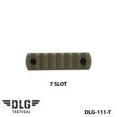 M-LOK POLYMER RAIL 7 SLOT DLG-111-T Tan