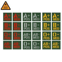 Patch Reflektörlü 50x50 Kan Grubu