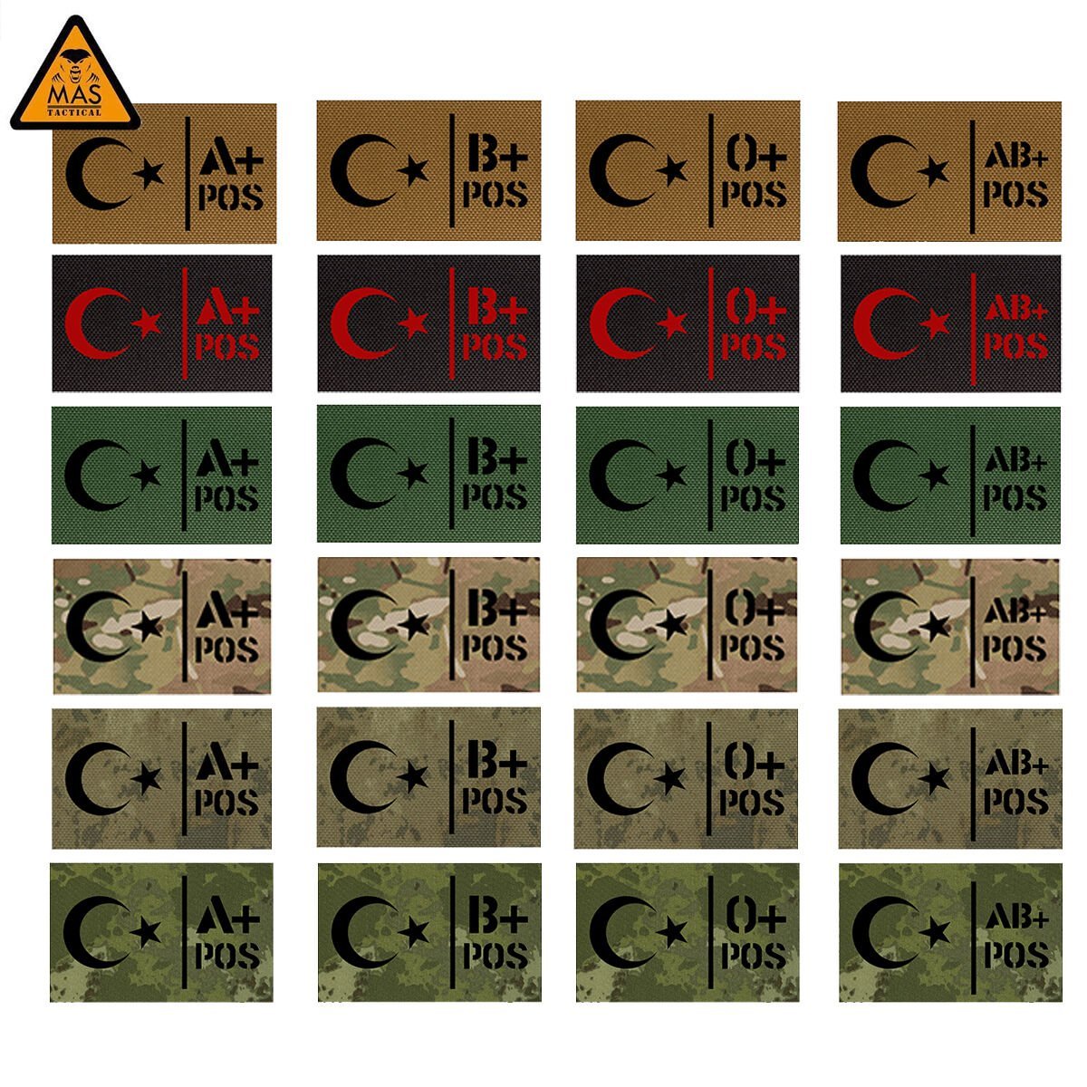 Patch 80X50 BAYRAK + KAN GRUBU