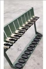 FCW Metal Rifle Display Stand (10PCS Slot) Green